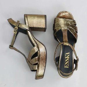 ESSKA CHARLIE ONYX METALLIC  size 7.5